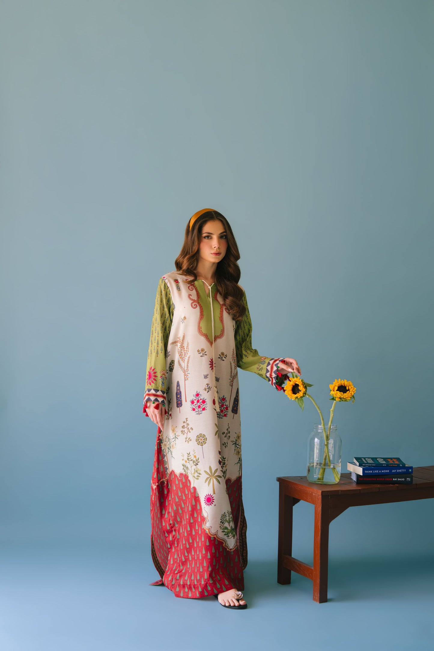 MAJESTIC CRIMSON PREMIUM LONG DRESS