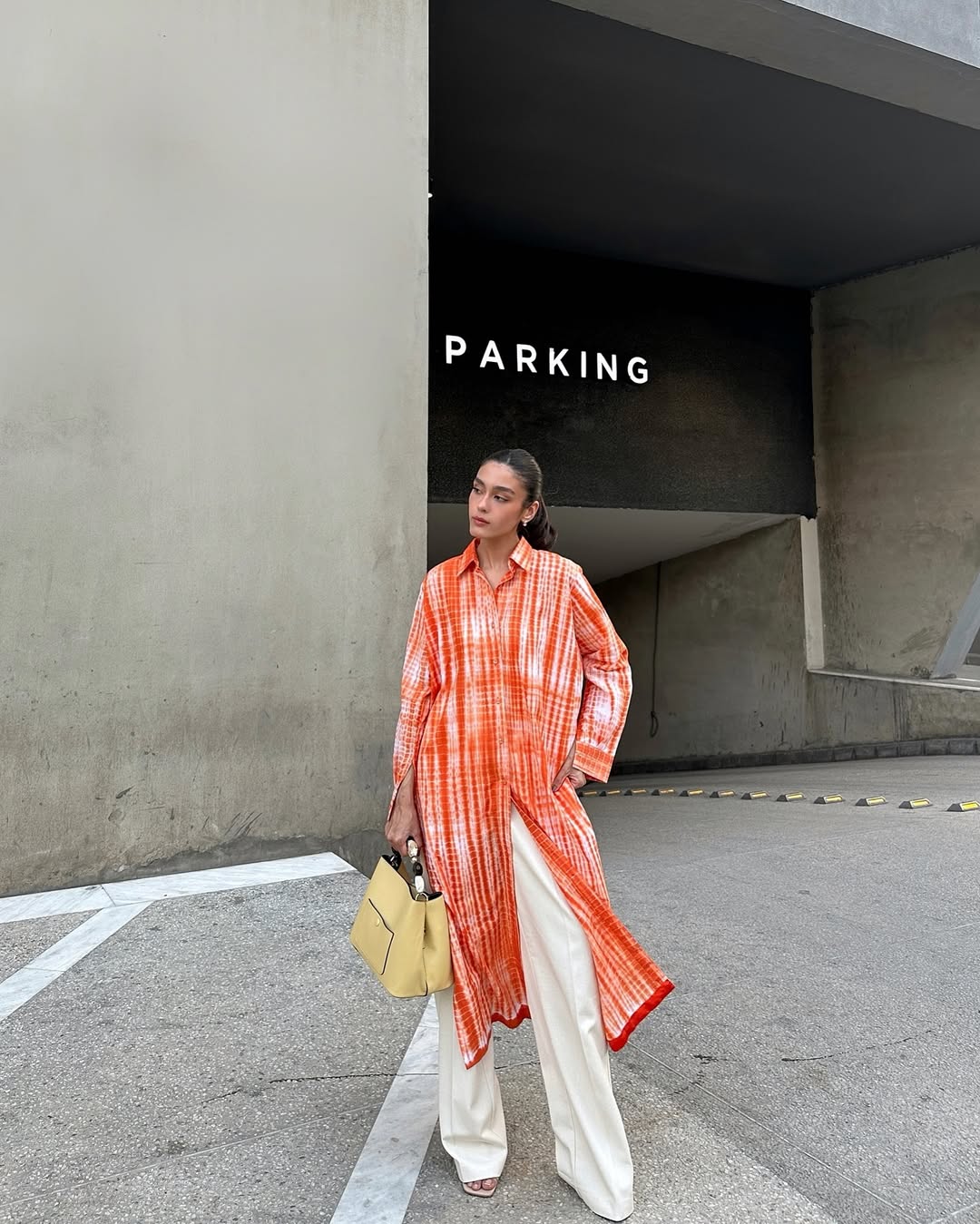 DORI LINE PRINTED LONG DRESS