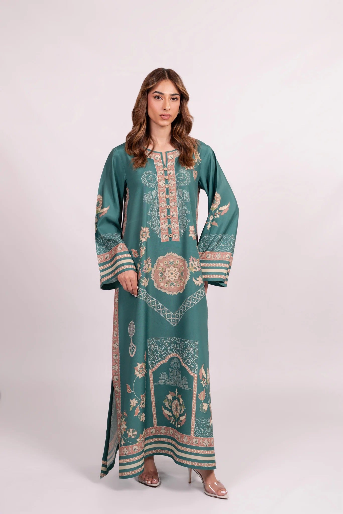 EARTHEN TONE PREMIUM LONG DRESS