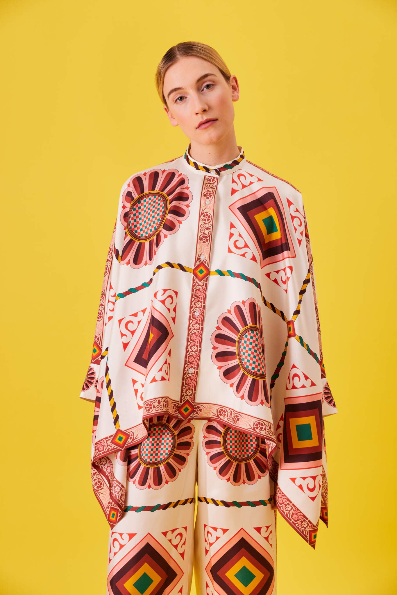 FOULARD PONCHO PREMIUM COORD SET