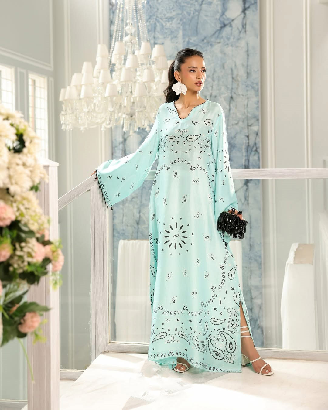 OCHRE ELEGANCE PREMIUM LONG DRESS