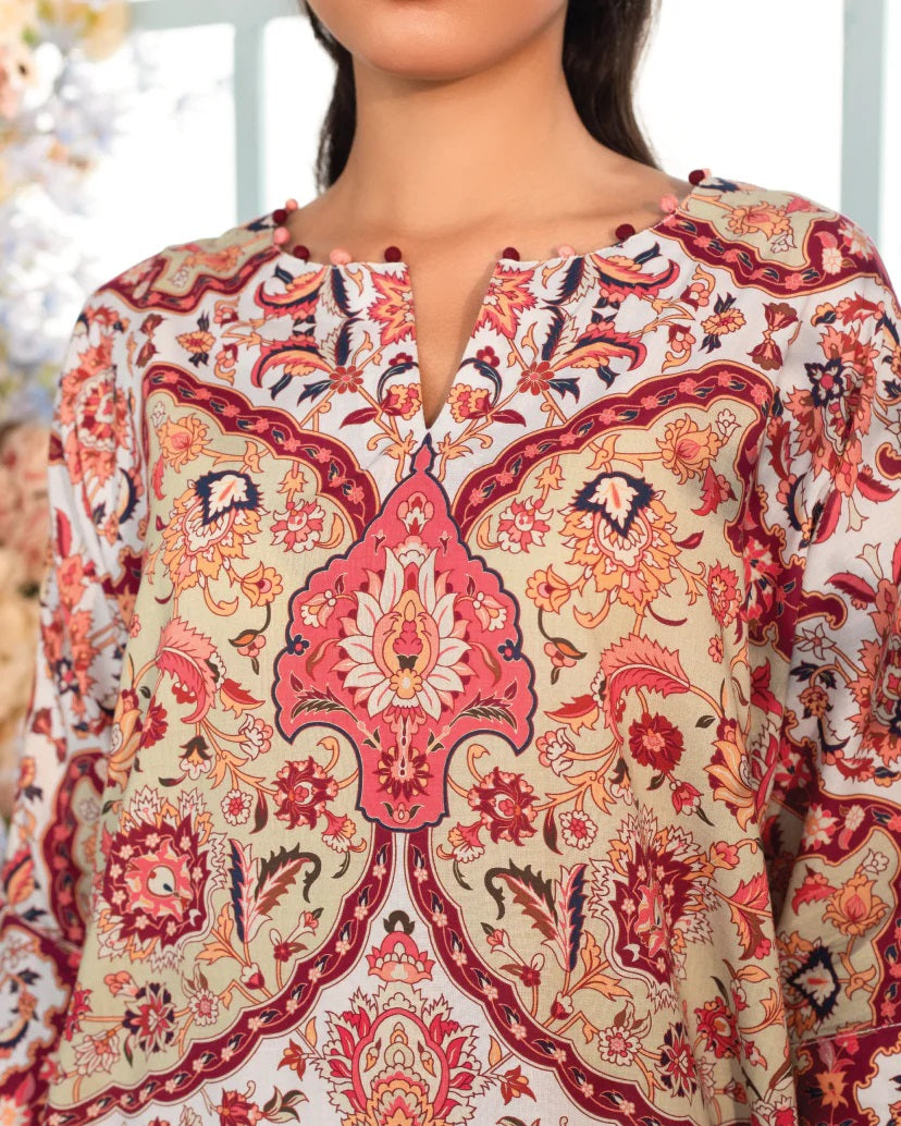 PAISLEY BLOOM PREMIUM TOP AND PANT SET