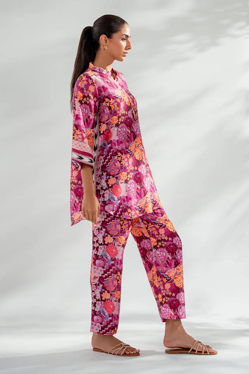 BOHO FLORAL EMBROIDERY CO-ORD SET