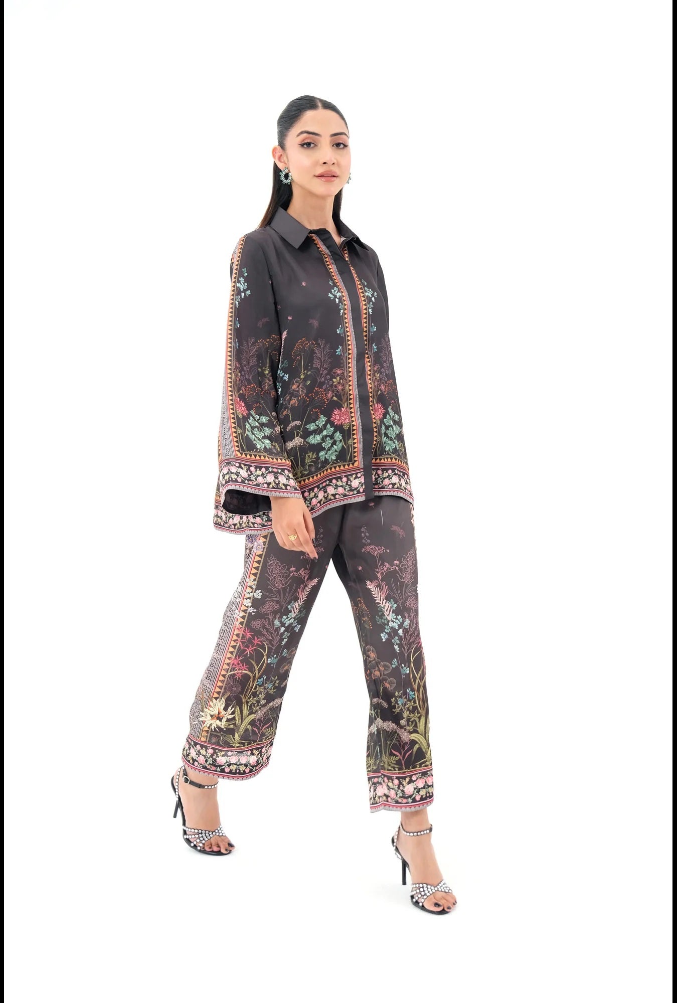 PORTOFINO BLACK LUXURY COORD SET