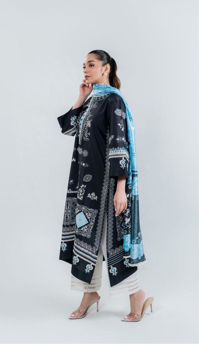 EVA LAWN LUXURY TOP AND PANT SET