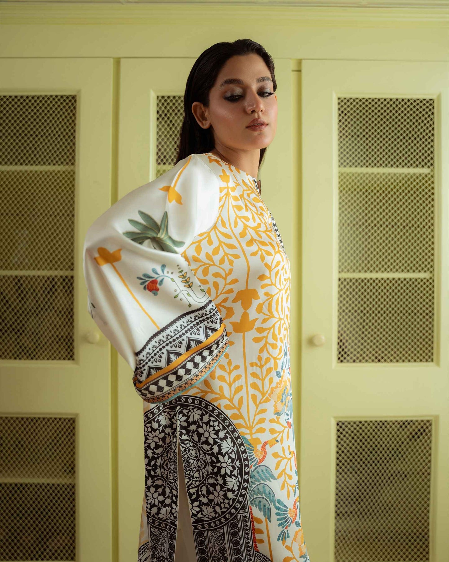 GOLDEN HOUR PREMIUM LONG TOP AND BOTTOM SET