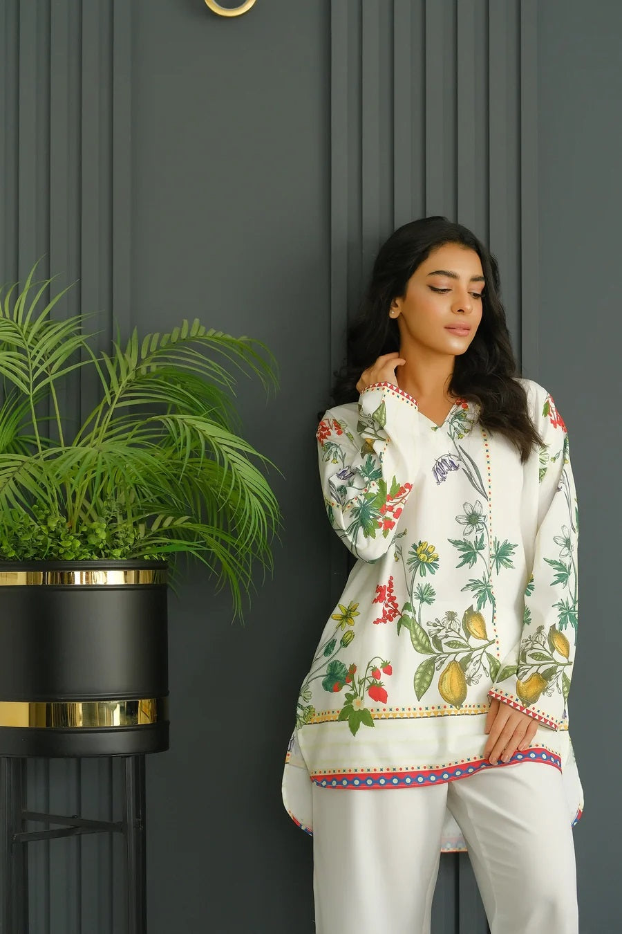 Sorbet Temptation Luxury Top And Pant Set For Women