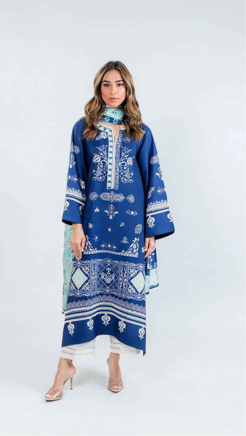 EVA LAWN LUXURY TOP AND PANT SET