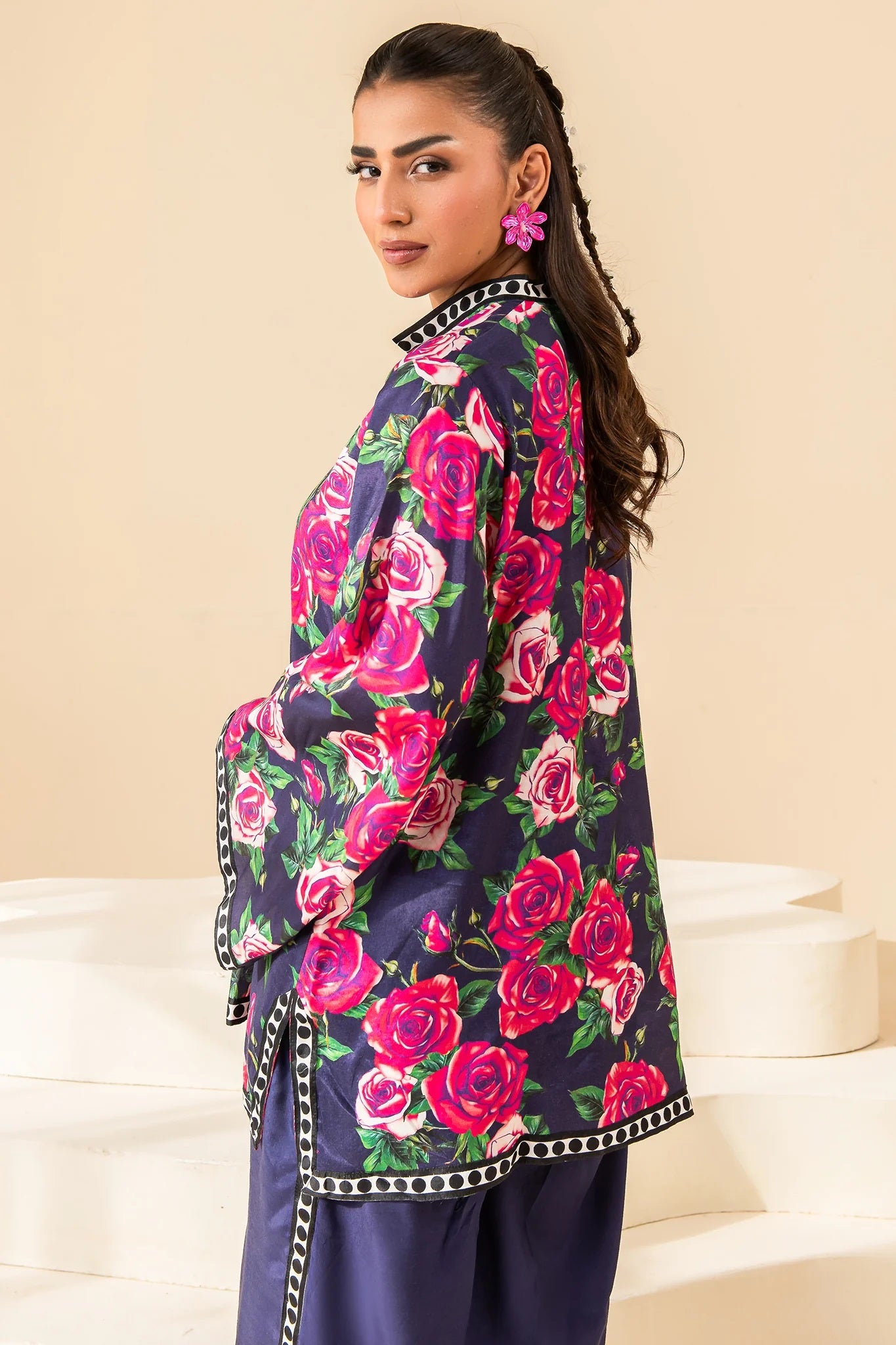 ROSE BLOOM LUXURY COORD SET