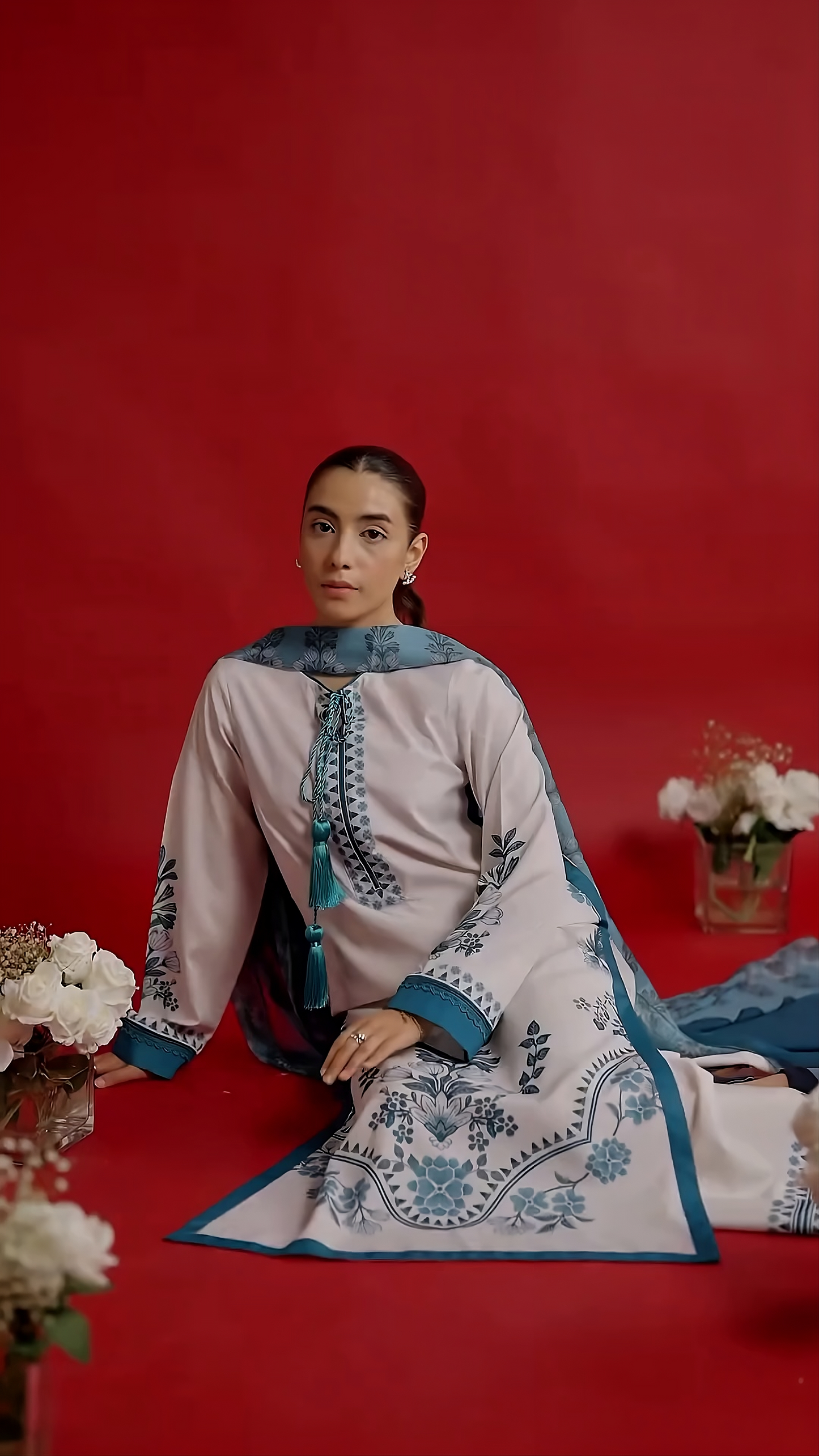 GARNET GRACE PREMIUM LONG TOP AND PANT