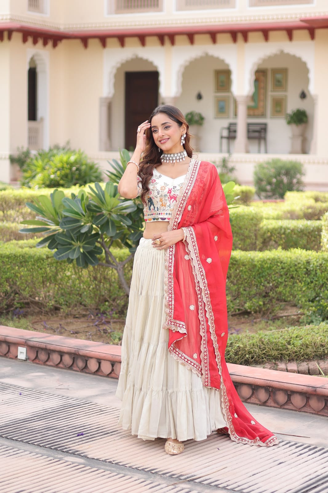 CELESTIAL SWIRL EXQUISITE LEHENGA WITH BLOUSE
