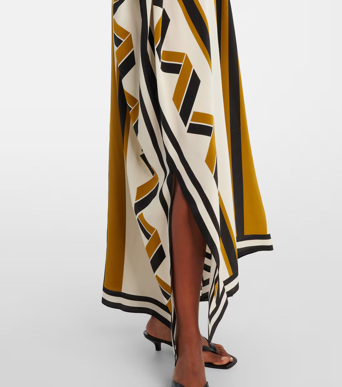 RESORT CHIC STRIPED LONG DRESS