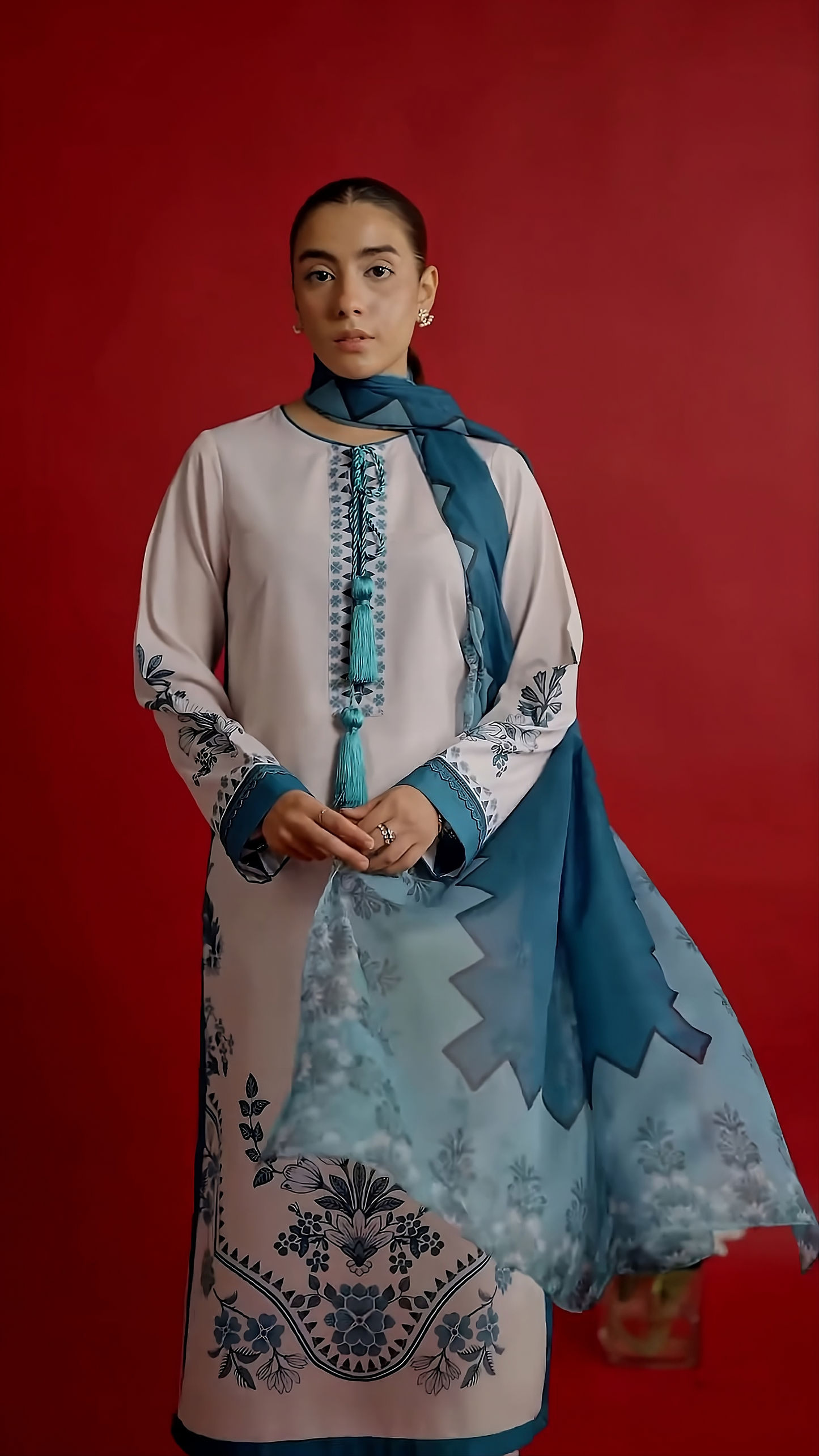 GARNET GRACE PREMIUM LONG TOP AND PANT