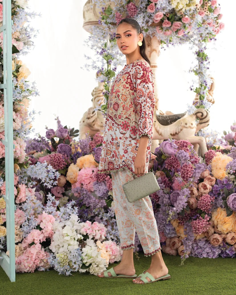 PAISLEY BLOOM PREMIUM TOP AND PANT SET