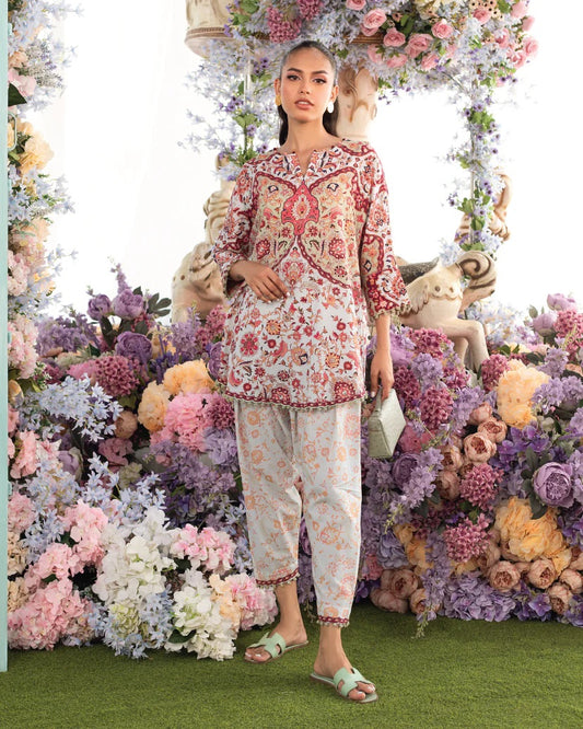 PAISLEY BLOOM PREMIUM TOP AND PANT SET