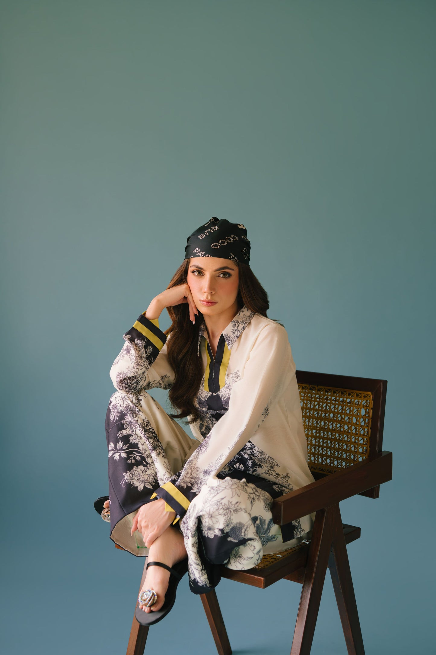 BAROQUE SHINE PREMIUM TOP AND PANT SET