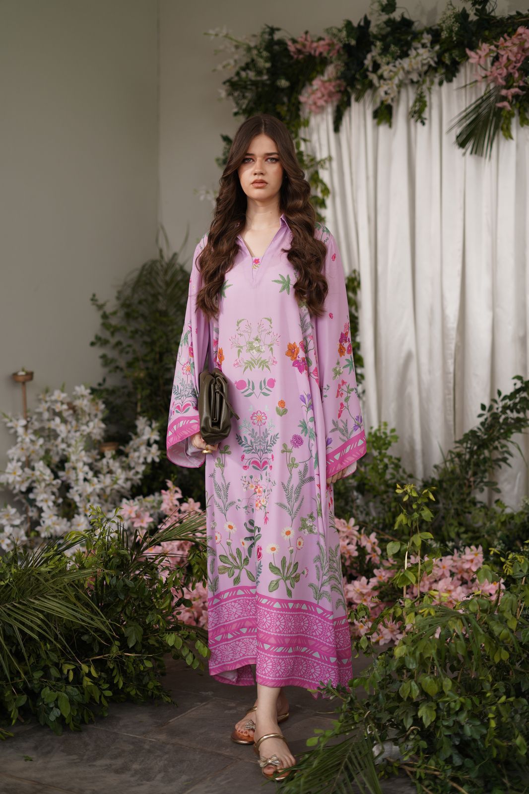 ARTISTIC BLOOM PREMIUM LONG DRESS