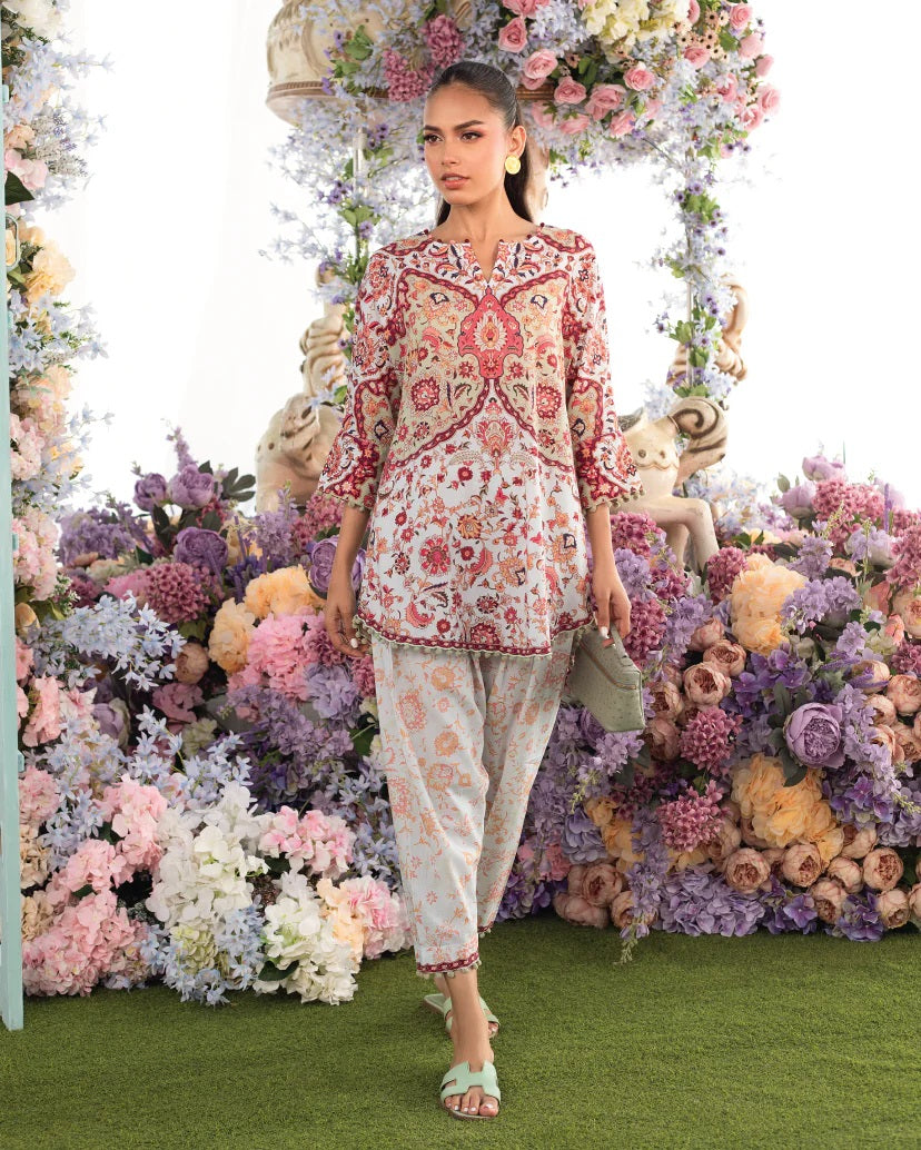 PAISLEY BLOOM PREMIUM TOP AND PANT SET