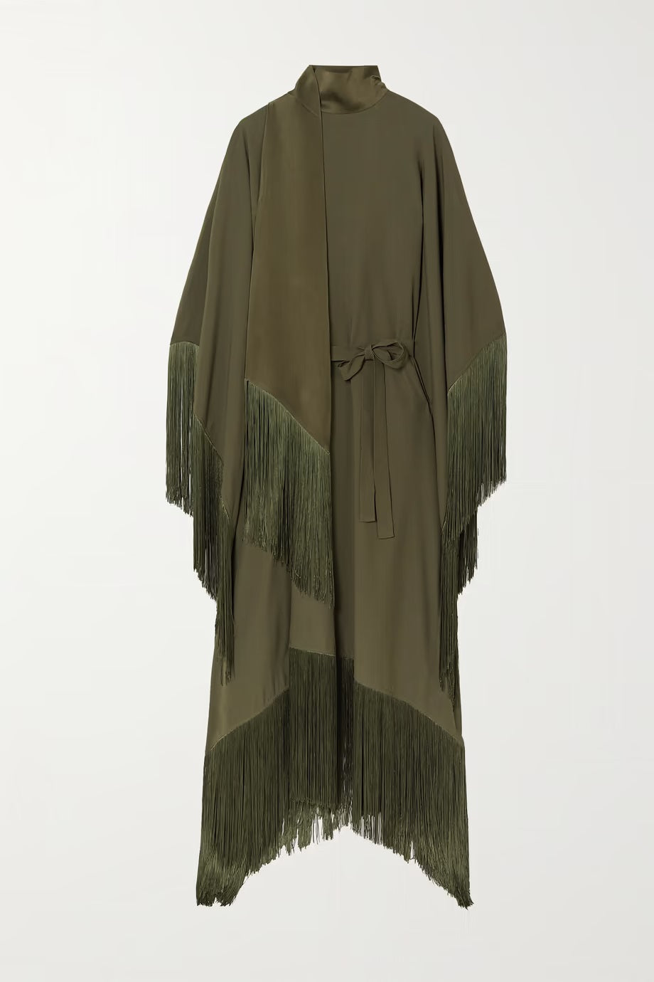 ELEGANT OLIVE LONG SLEEVE KAFTAN DRESS