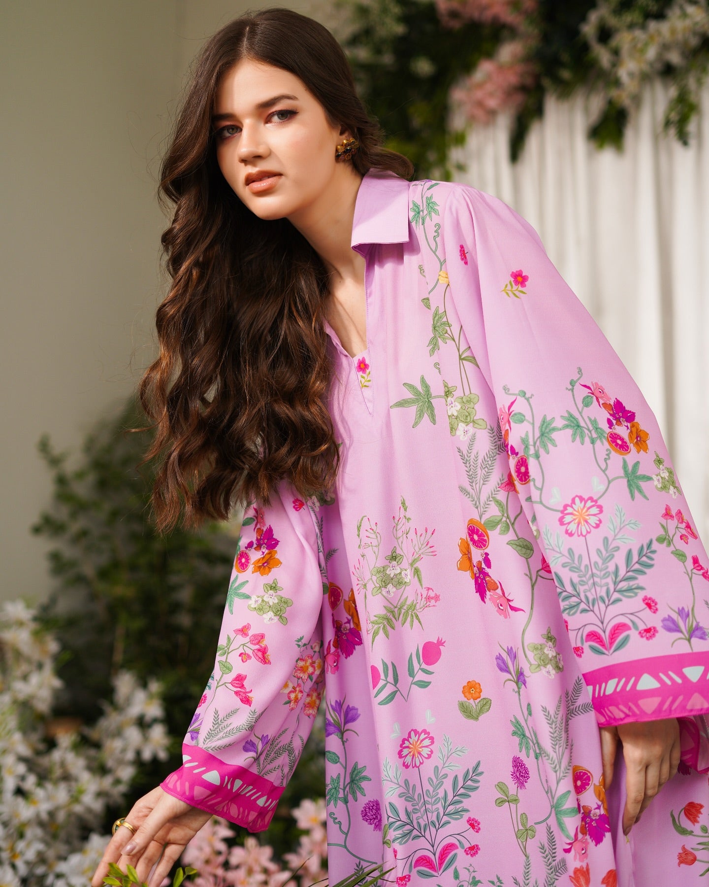 ARTISTIC BLOOM PREMIUM LONG DRESS