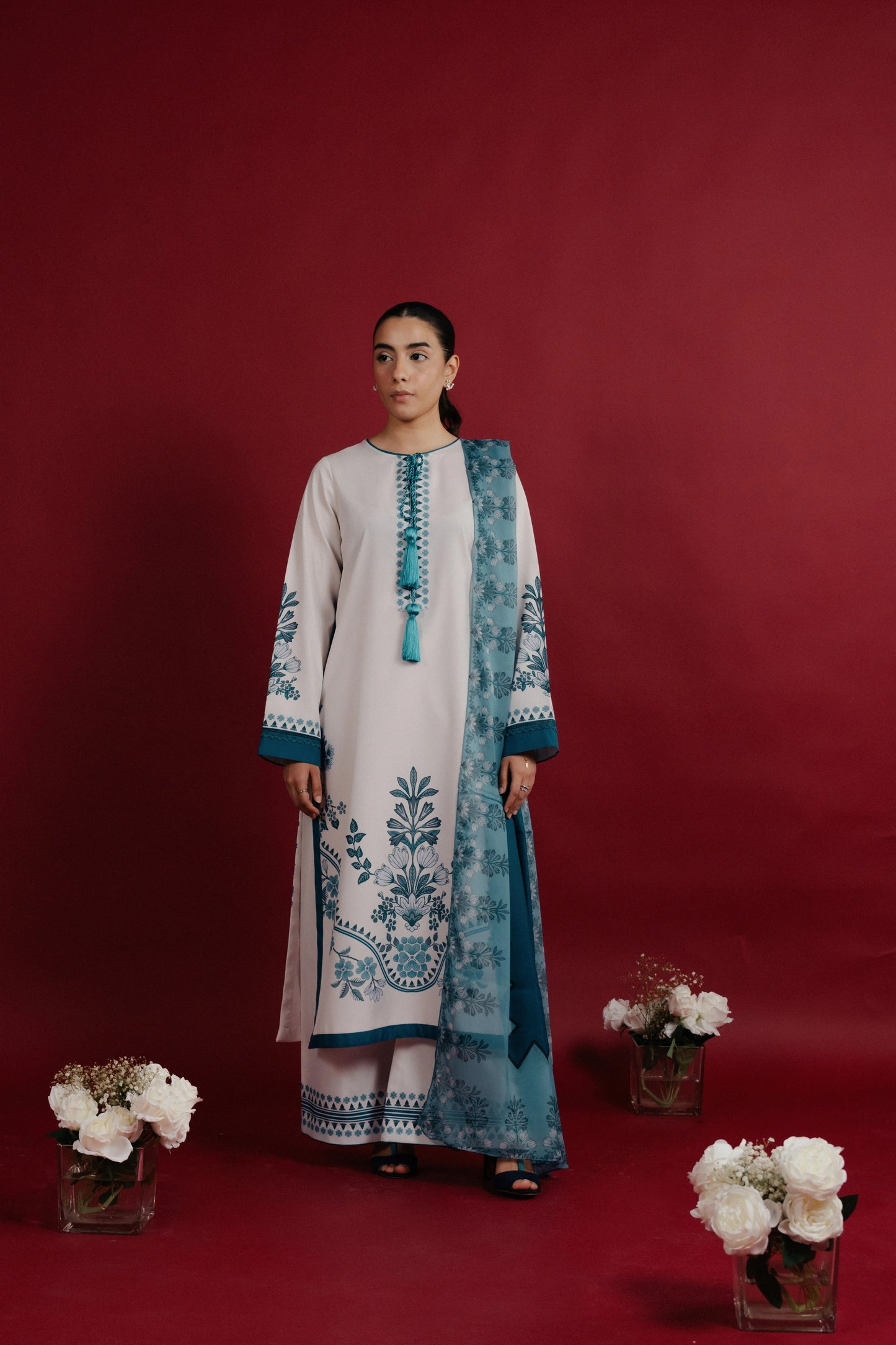 GARNET GRACE PREMIUM LONG TOP AND PANT