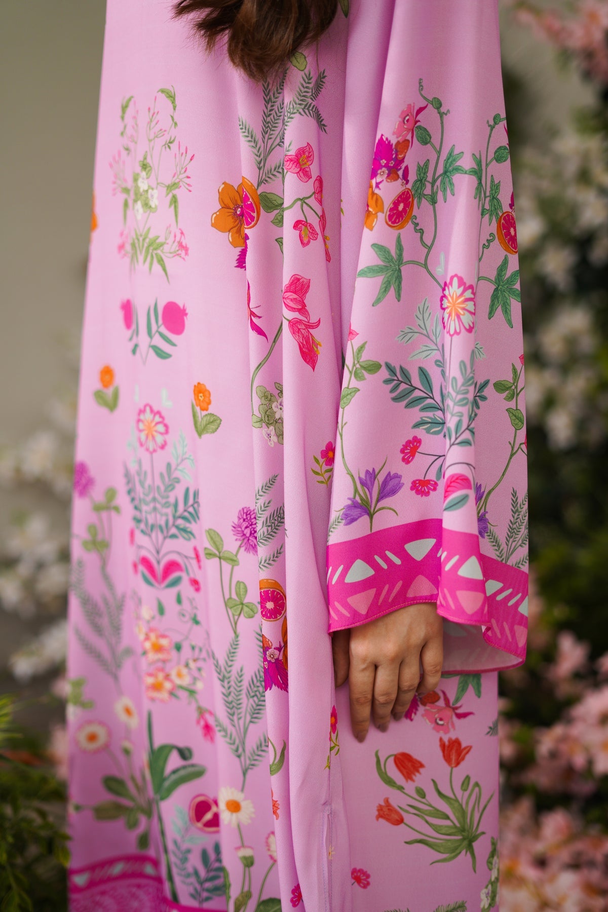 ARTISTIC BLOOM PREMIUM LONG DRESS