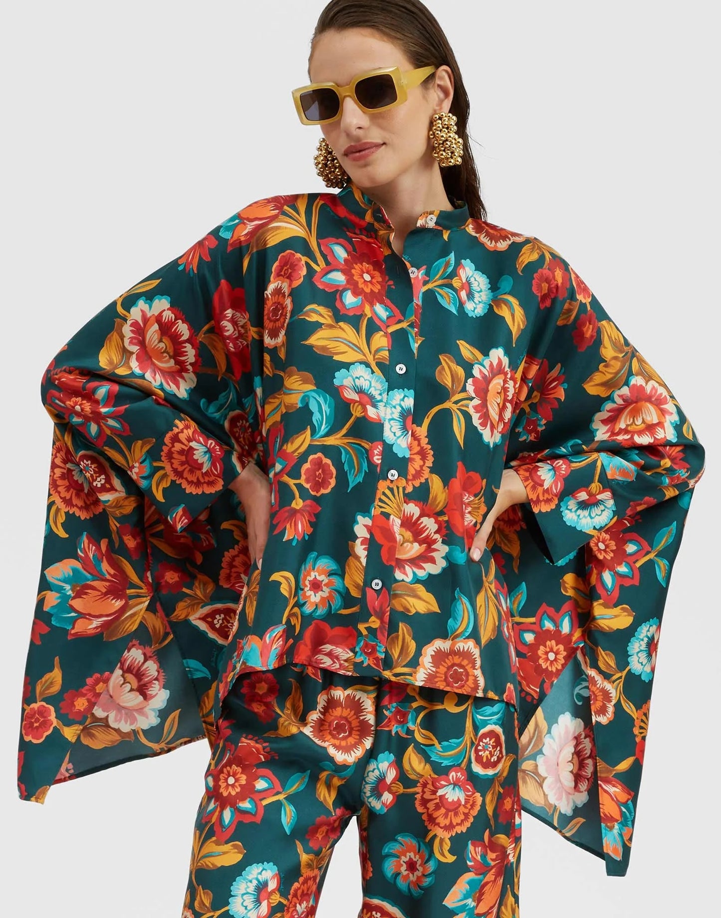 BOHEMIAN FLORAL BLEND CO0ORD SET