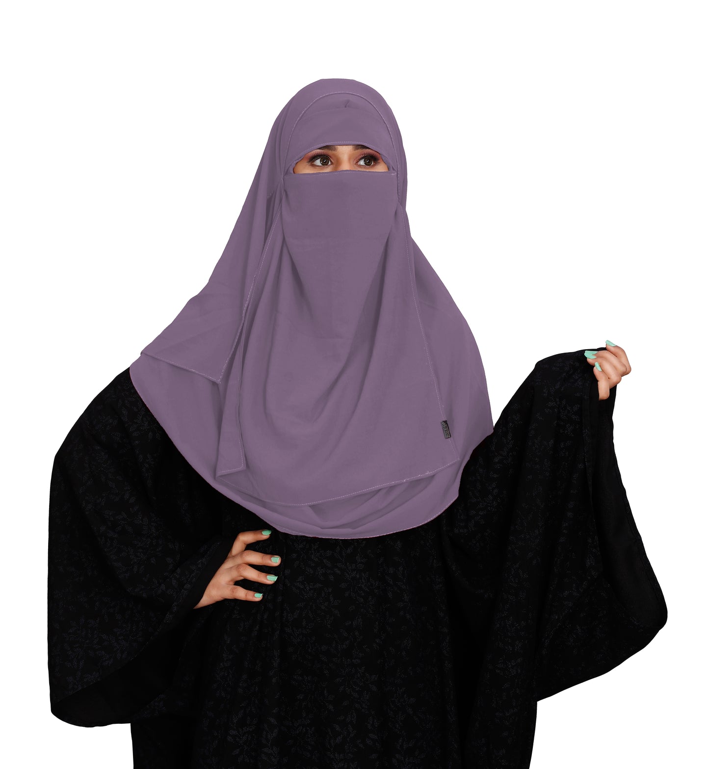 SIGNATURE ELEGANCE TWO LOOP HIJAB AND ONE LAYER NIQAB SET