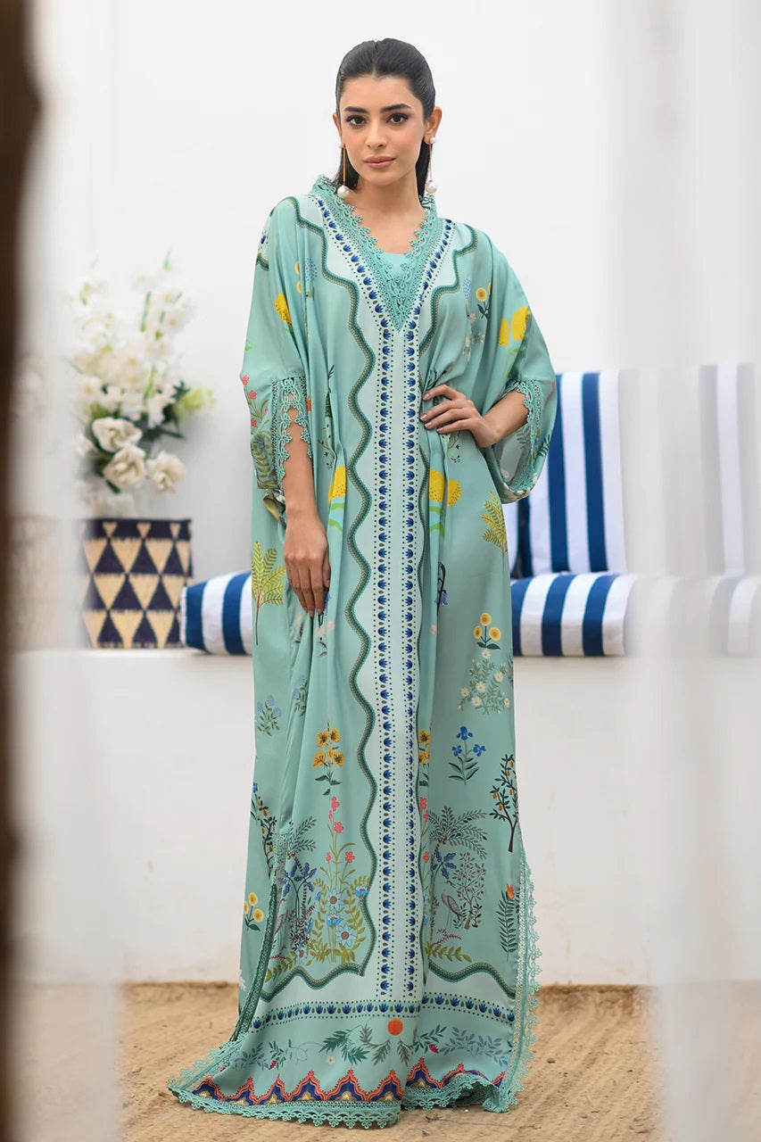SEREN TURQUOISE PREMIUM LONG DRESS