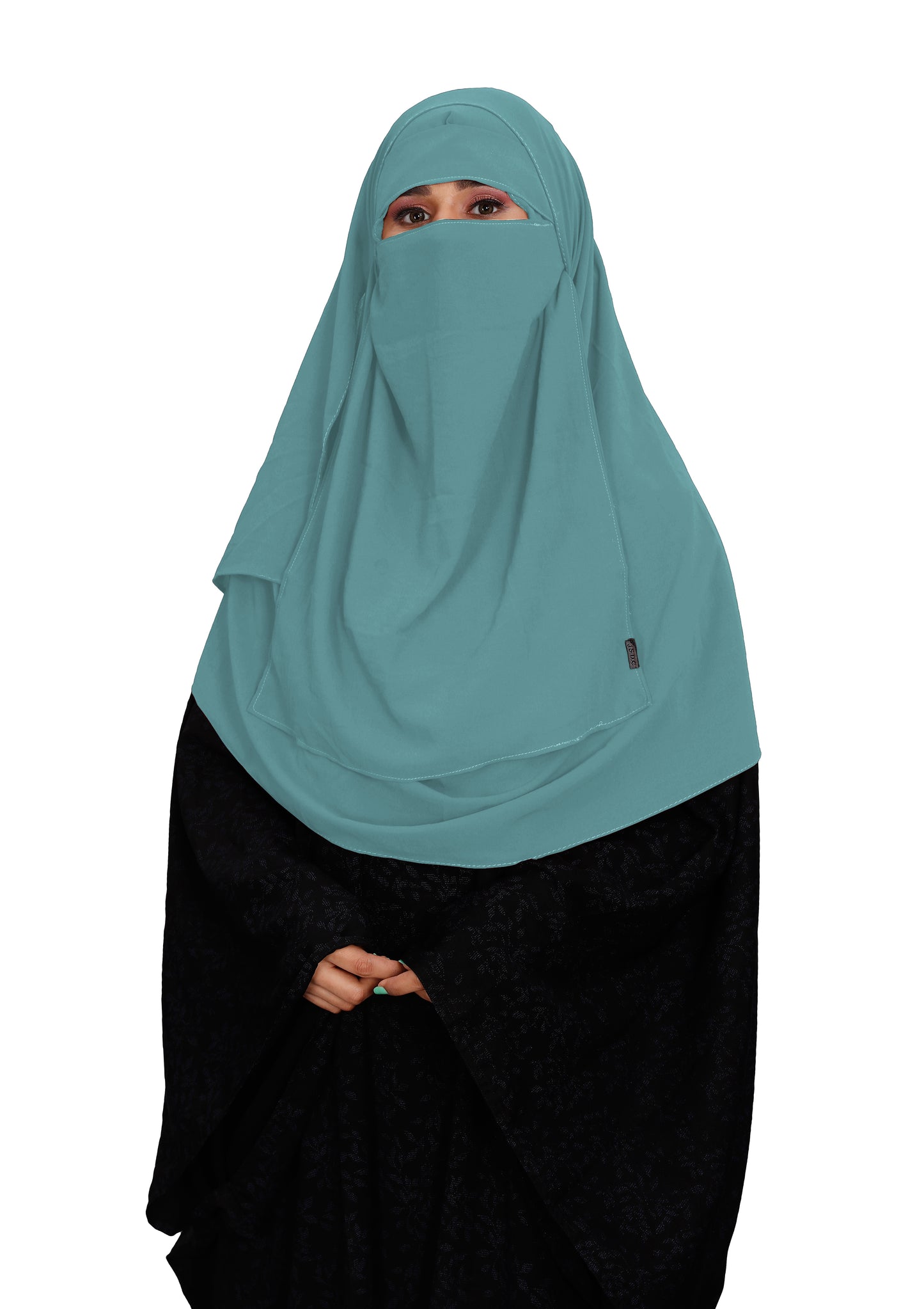 SIGNATURE ELEGANCE TWO LOOP HIJAB AND ONE LAYER NIQAB SET