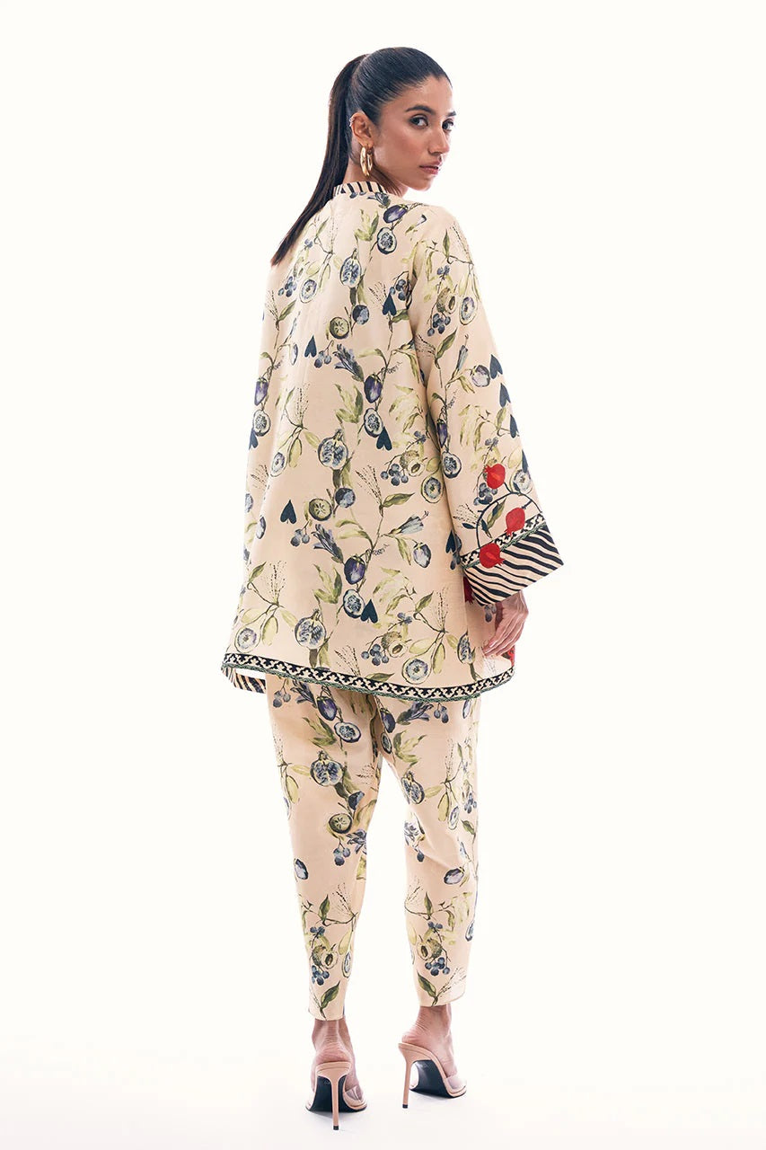 FLORAL HANDWORK ELEGANCE TUNIC SET