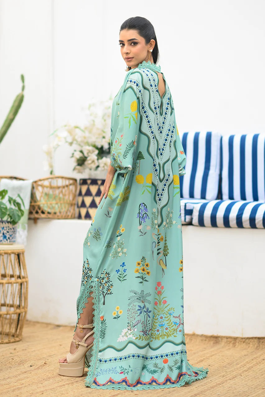 SEREN TURQUOISE PREMIUM LONG DRESS
