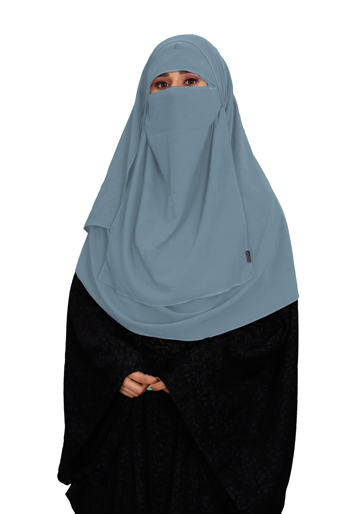 SIGNATURE ELEGANCE TWO LOOP HIJAB AND ONE LAYER NIQAB SET