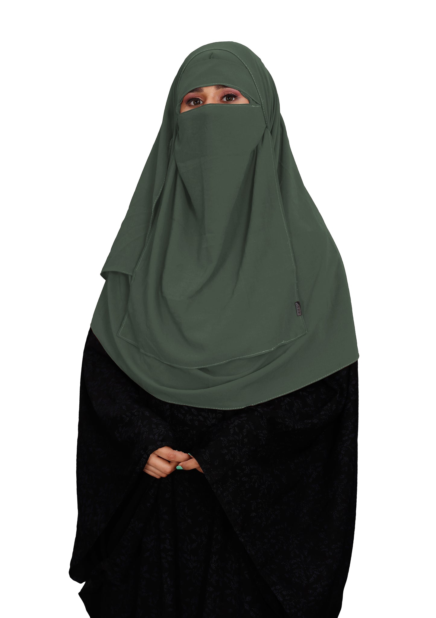 SIGNATURE ELEGANCE TWO LOOP HIJAB AND ONE LAYER NIQAB SET