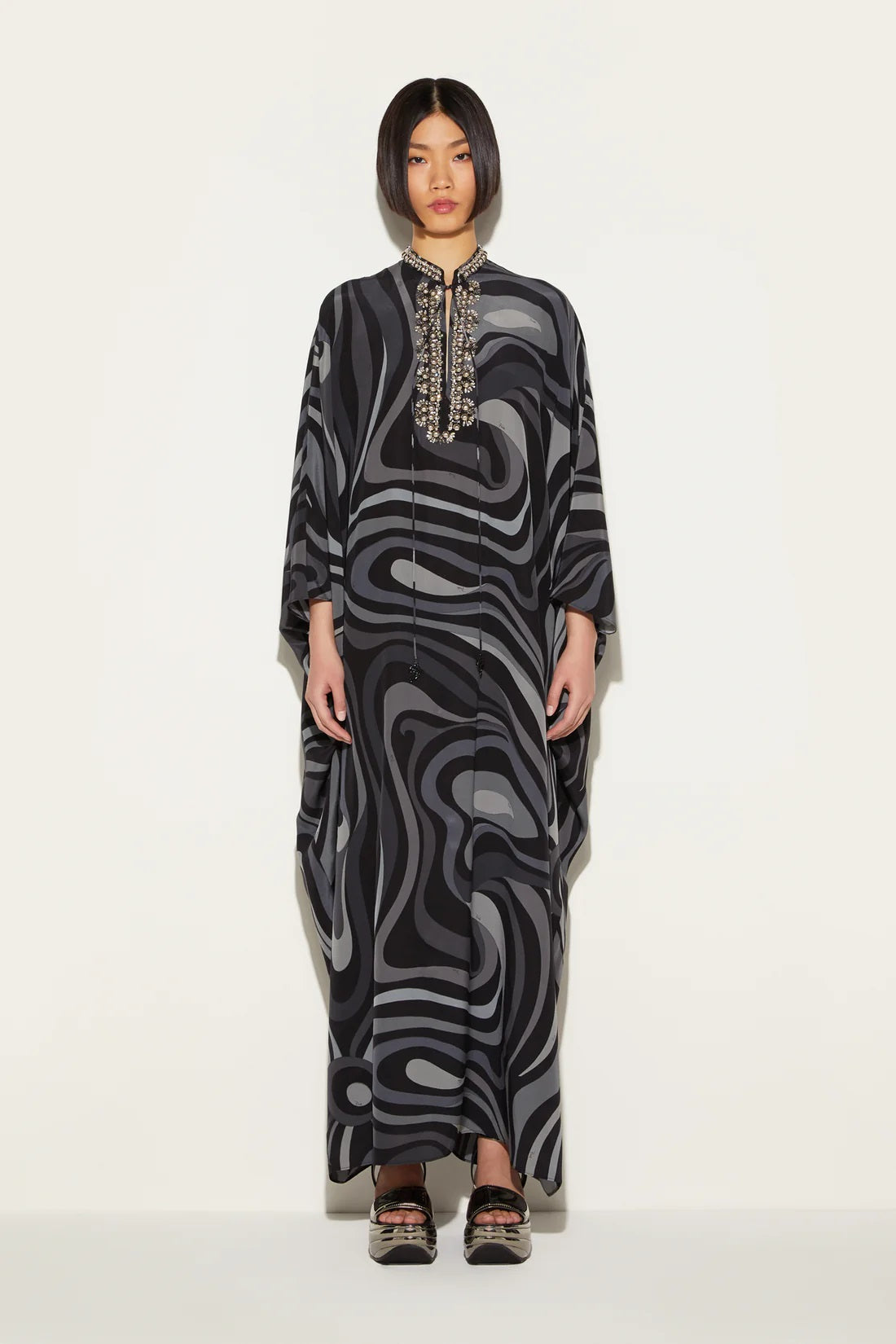 EGYPTIAN NOBU PREMIUM HANWORK LONG KAFTAN