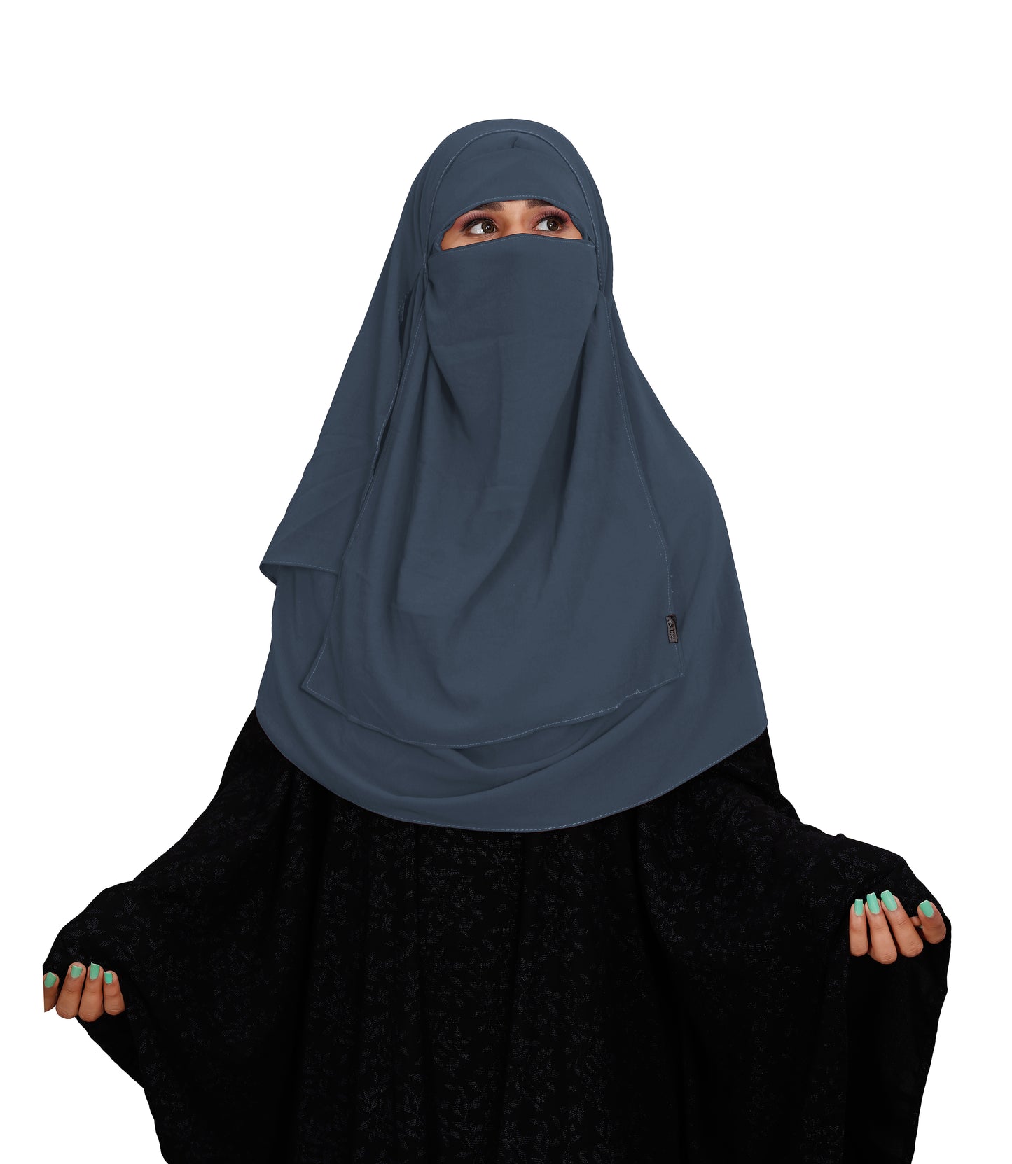 SIGNATURE ELEGANCE TWO LOOP HIJAB AND ONE LAYER NIQAB SET