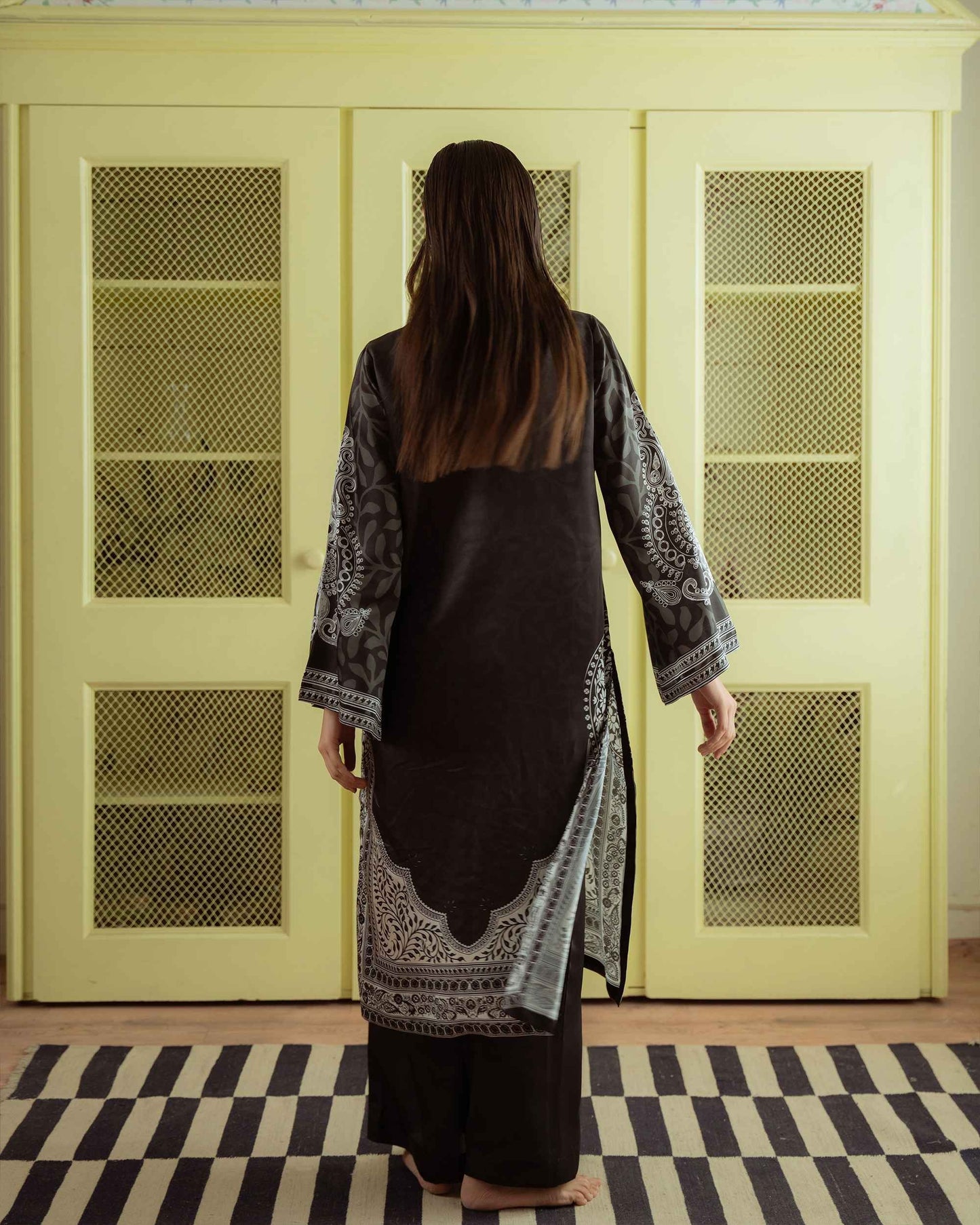 MIDNIGHT SERENADE PREMIUM TOP AND PANT SET