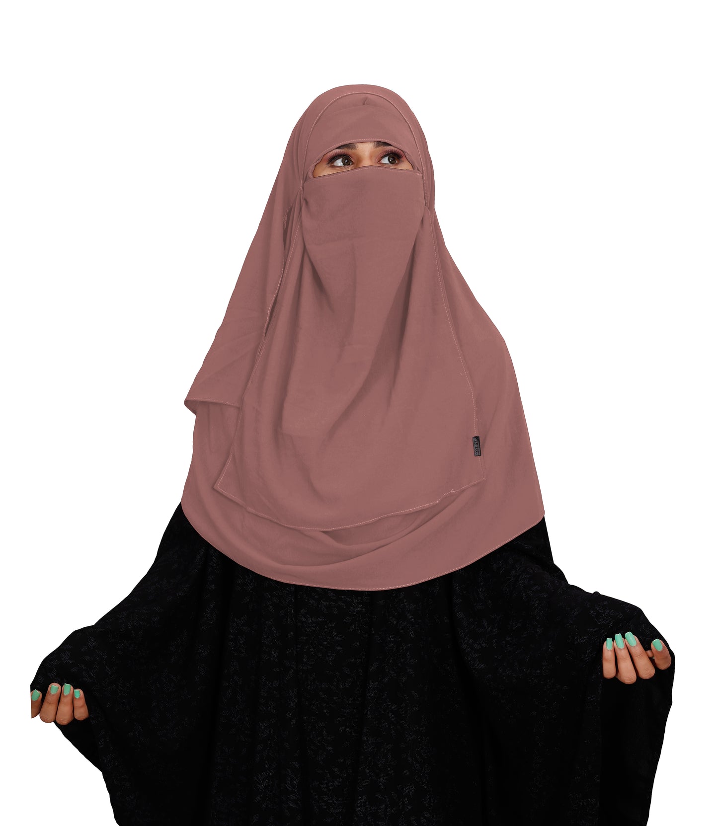 SIGNATURE ELEGANCE TWO LOOP HIJAB AND ONE LAYER NIQAB SET
