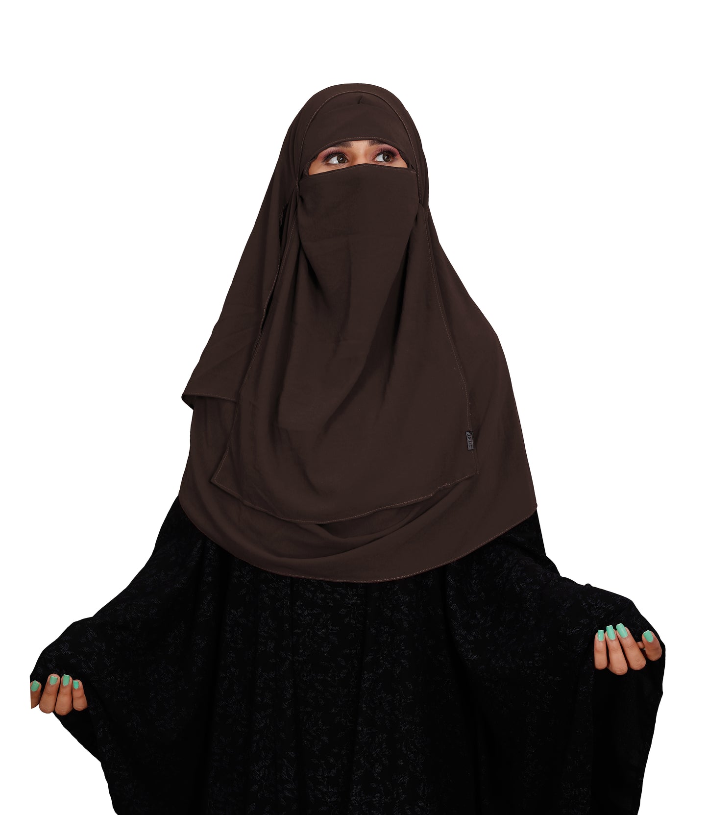SIGNATURE ELEGANCE TWO LOOP HIJAB AND ONE LAYER NIQAB SET