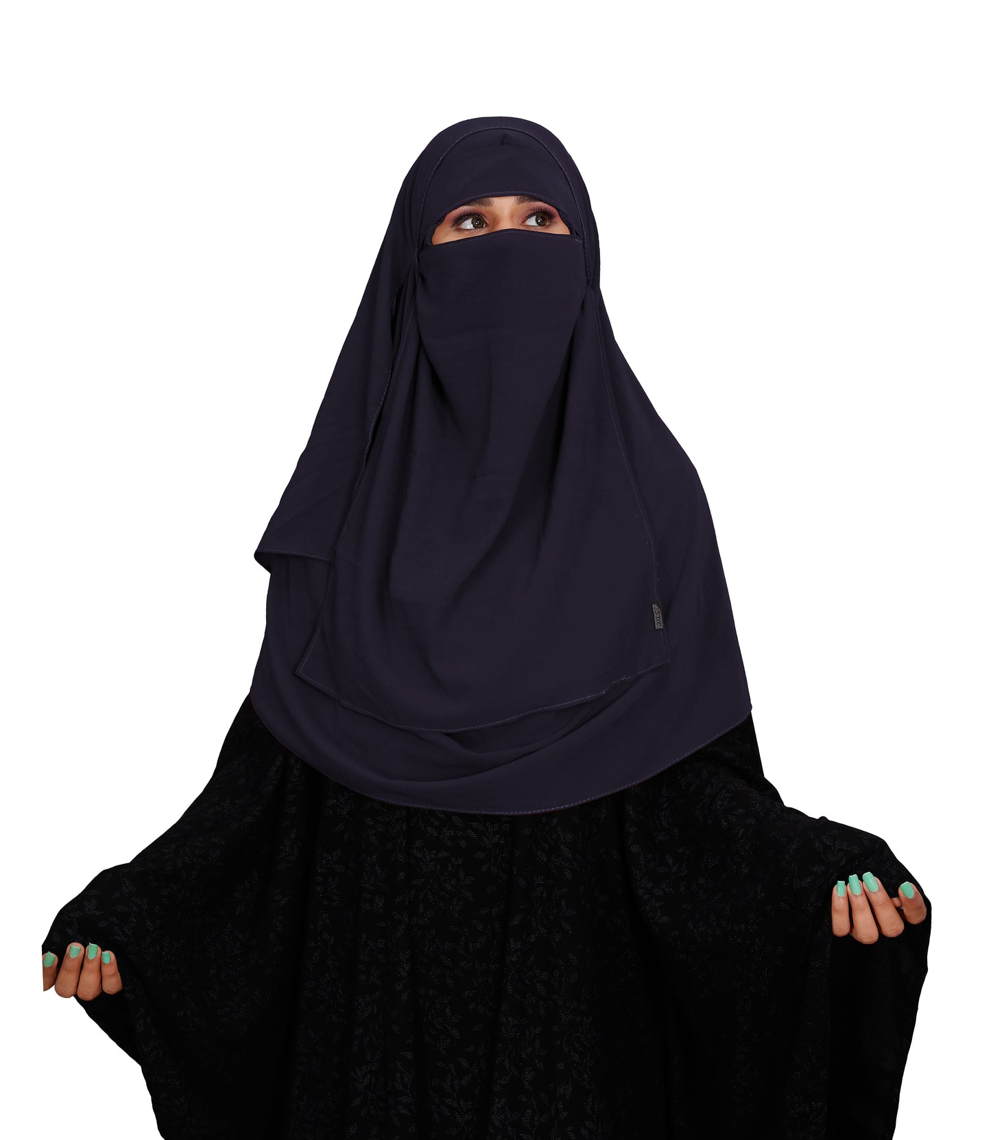 SIGNATURE ELEGANCE TWO LOOP HIJAB AND ONE LAYER NIQAB SET