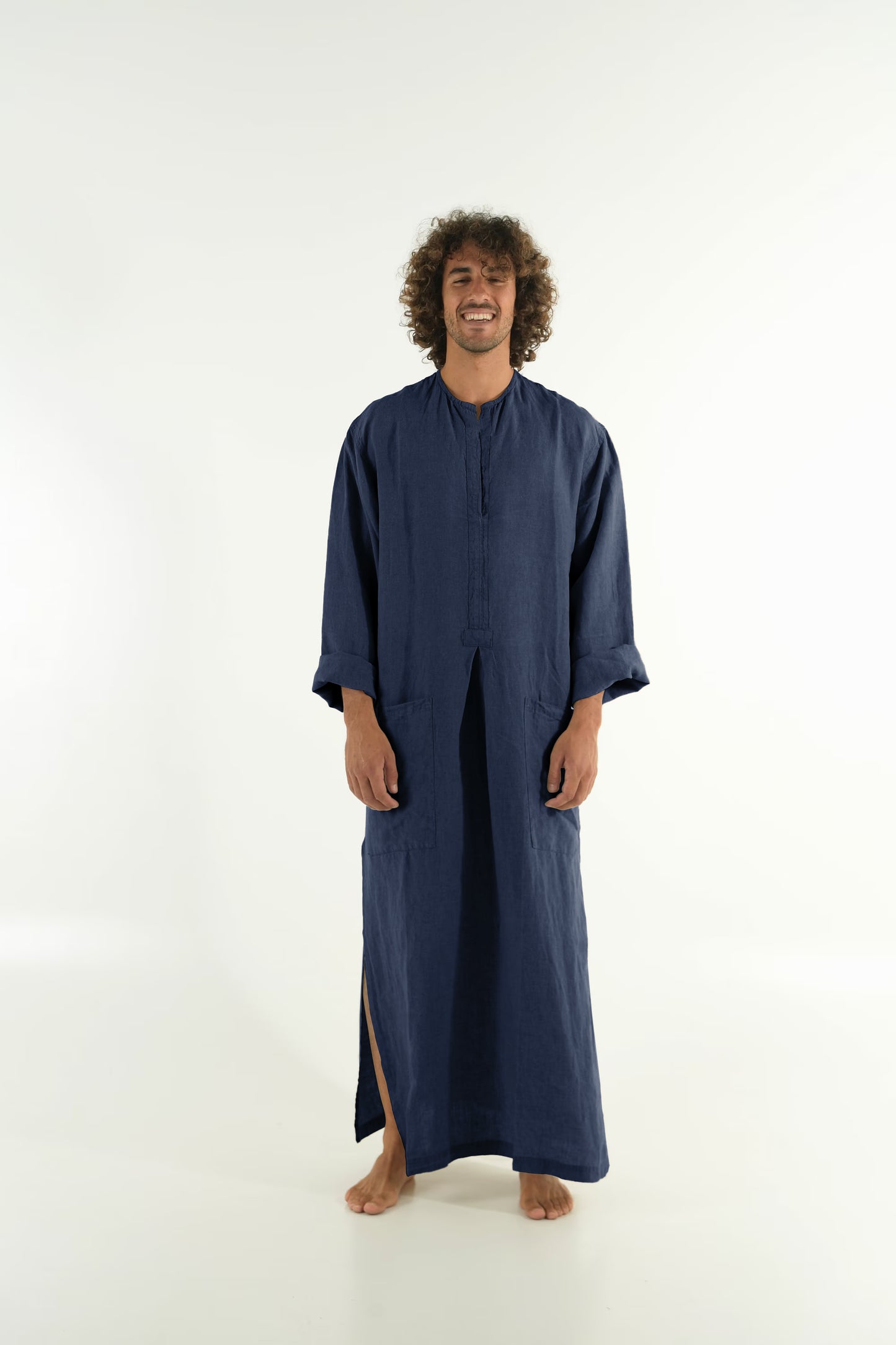 HIGH QUALITY PREMIUM ARAB STYLE ROUND LINE JUBBA THOBE