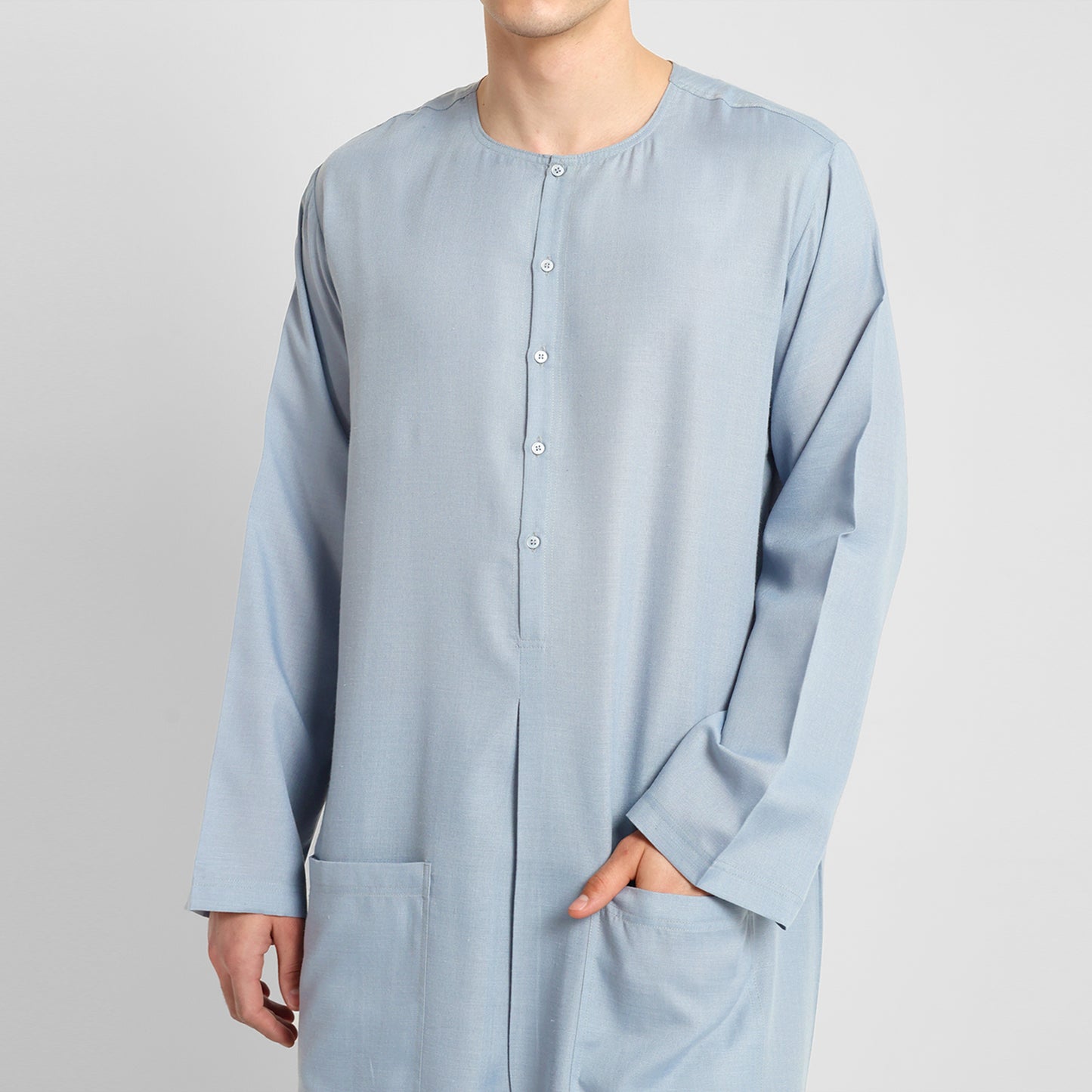 HIGH QUALITY PREMIUM ARAB STYLE ROUND LINE JUBBA THOBE