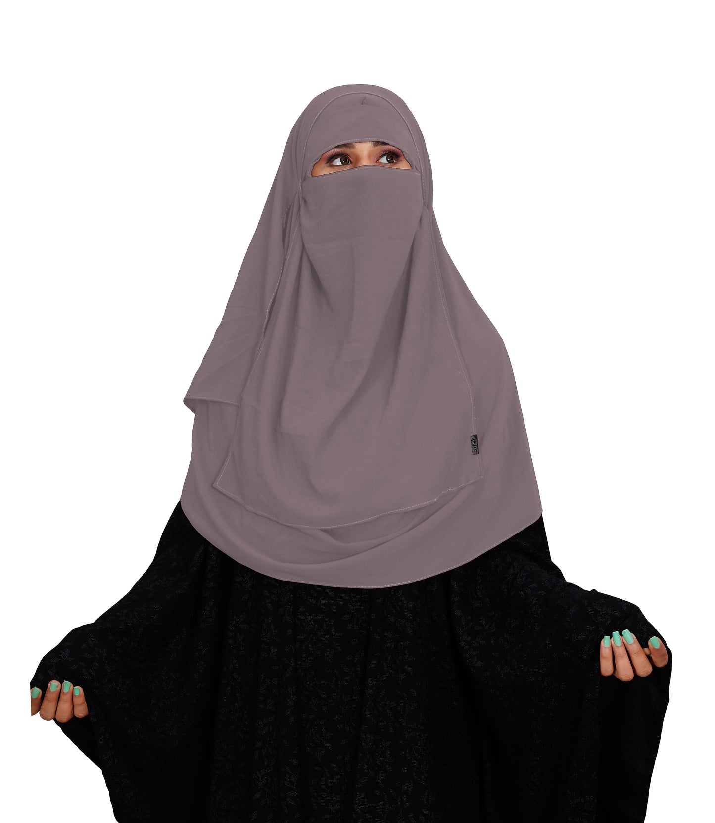 SIGNATURE ELEGANCE TWO LOOP HIJAB AND ONE LAYER NIQAB SET