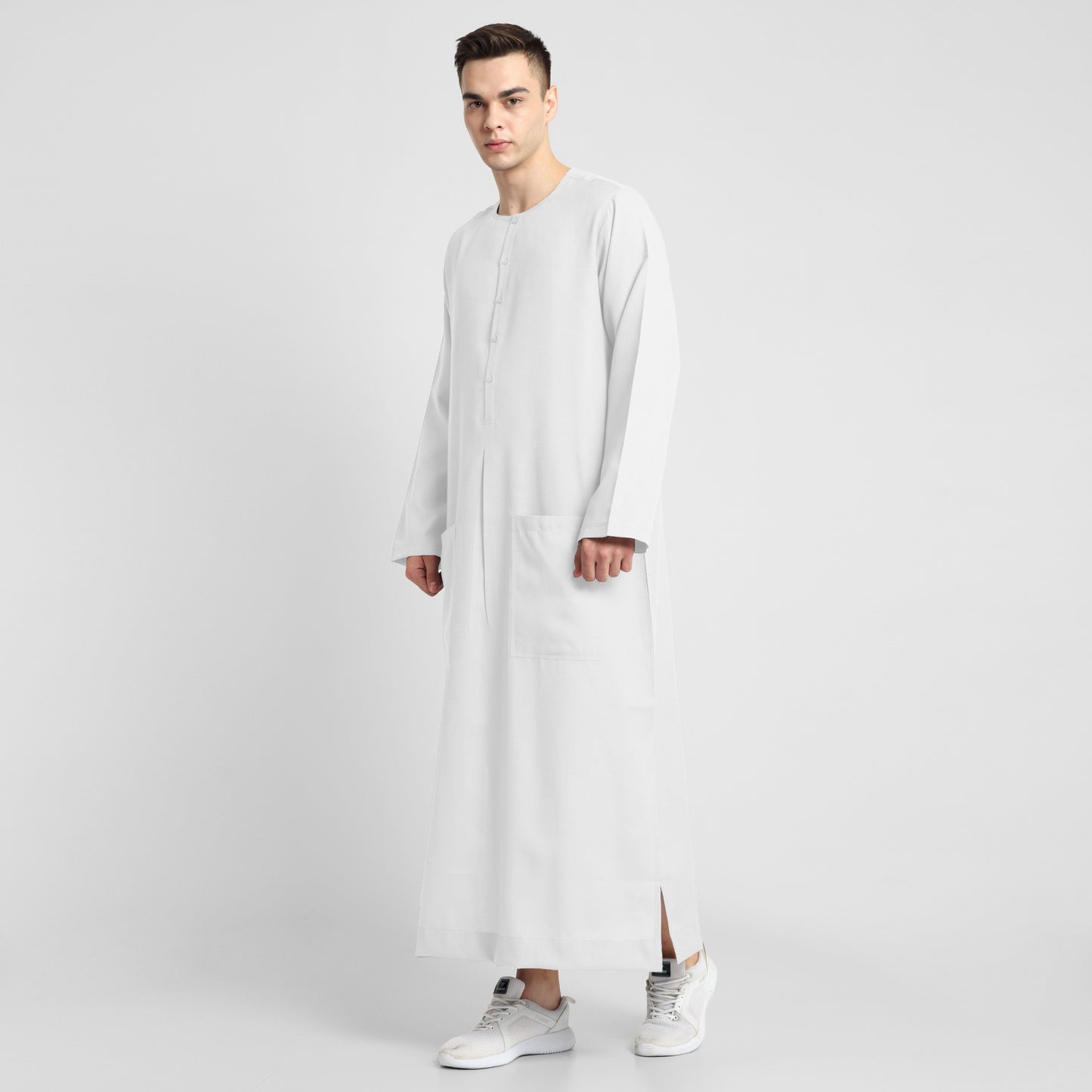 HIGH QUALITY PREMIUM ARAB STYLE ROUND LINE JUBBA THOBE