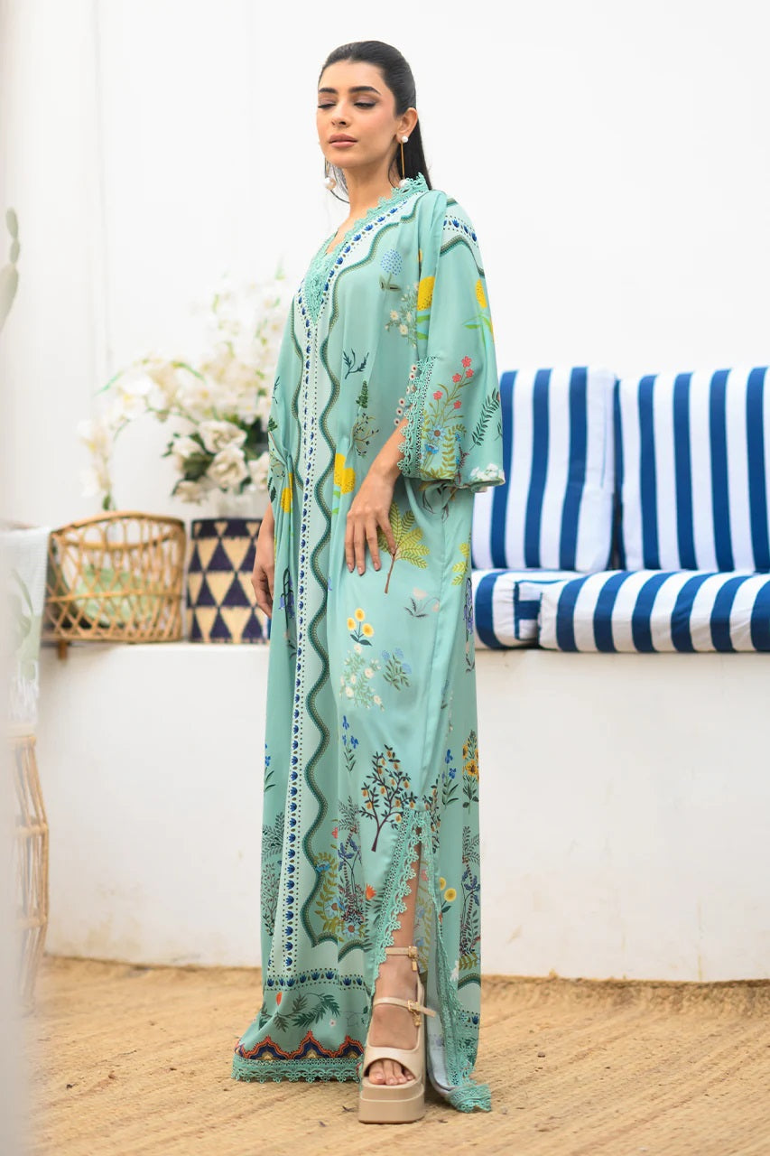 SEREN TURQUOISE PREMIUM LONG DRESS