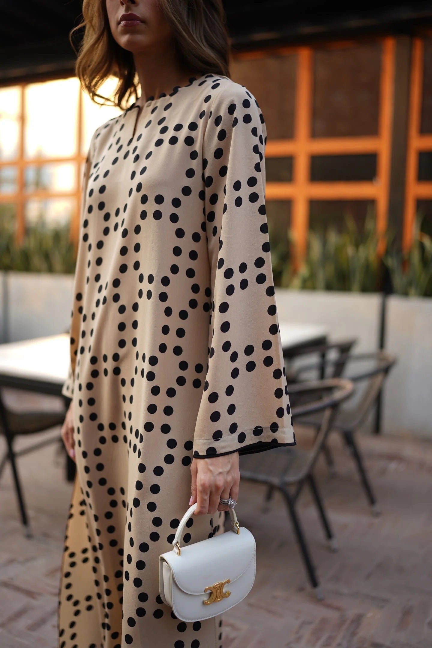 POLKA FUSION PREMIUM LONG DRESS WITH PANT