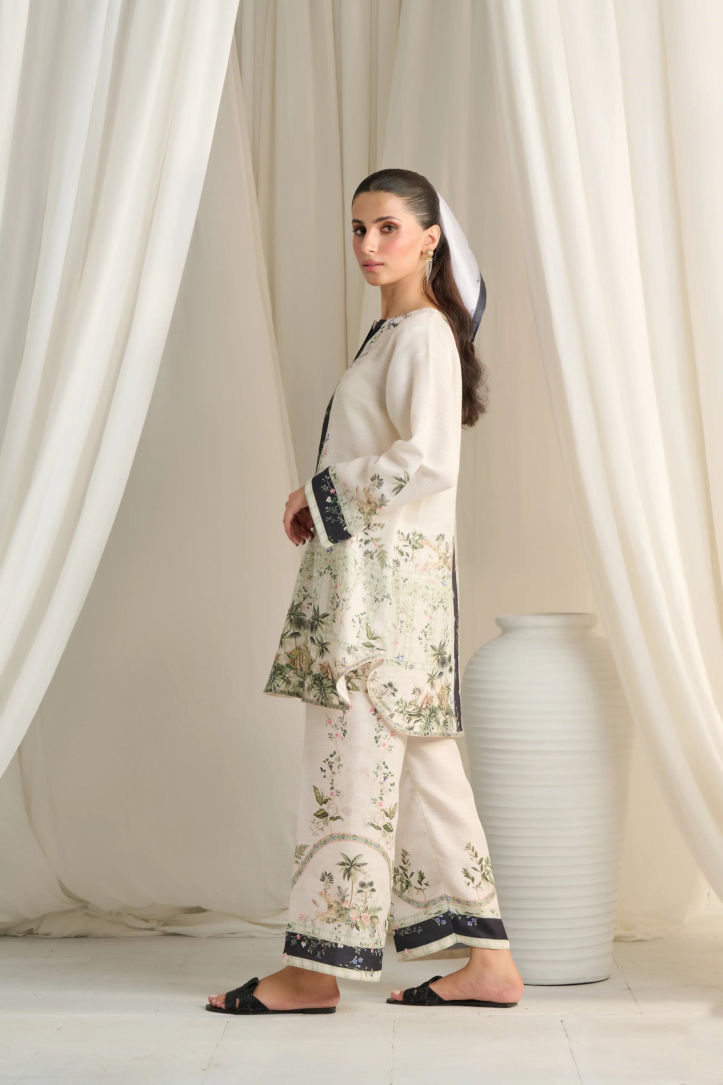 BOHO IVORY ELEGANT COORD SET