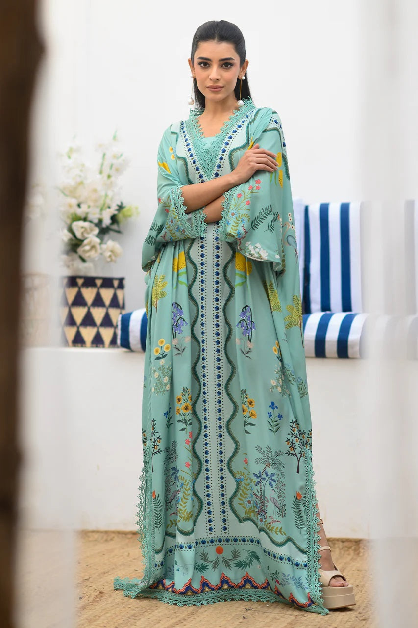 SEREN TURQUOISE PREMIUM LONG DRESS