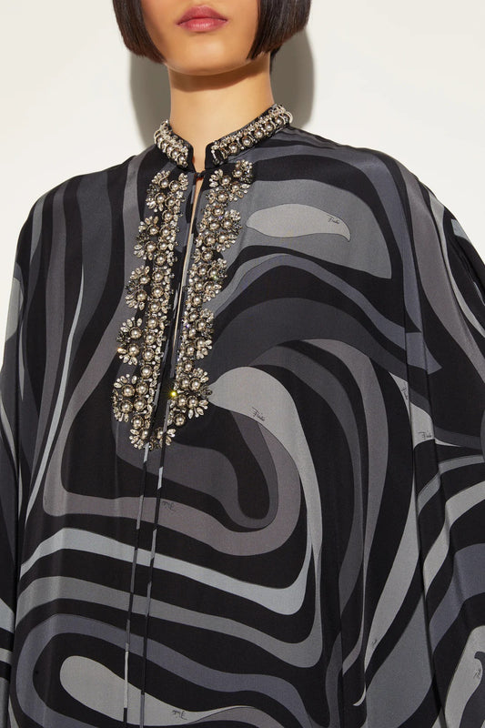 EGYPTIAN NOBU PREMIUM HANWORK LONG KAFTAN