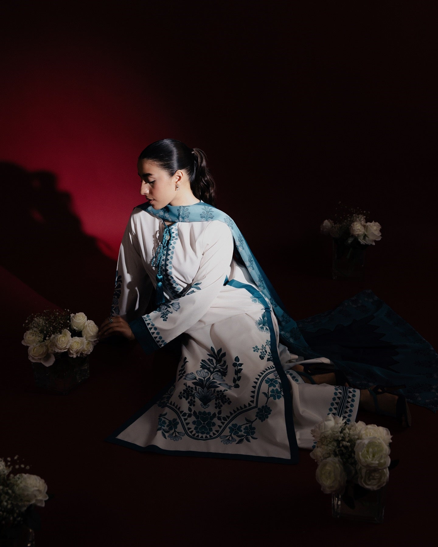 GARNET GRACE PREMIUM LONG TOP AND PANT